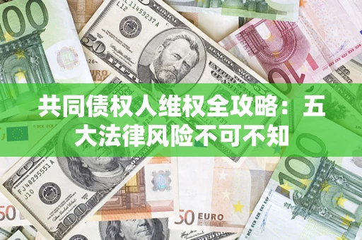 武汉共同债权人维权全攻略：五大法律风险不可不知