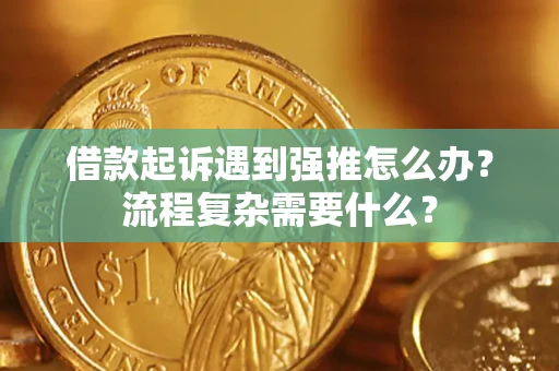武汉借款起诉遇到强推怎么办？流程复杂需要什么？