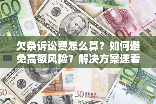 武汉欠条诉讼费怎么算？如何避免高额风险？解决方案速看！