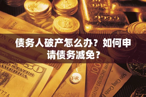 武汉债务人破产怎么办？如何申请债务减免？