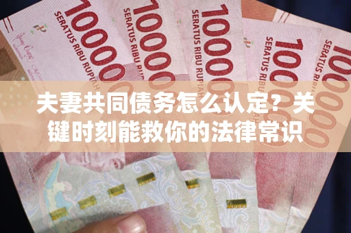 武汉夫妻共同债务怎么认定？关键时刻能救你的法律常识