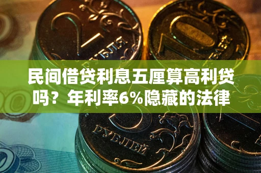 武汉民间借贷利息五厘算高利贷吗？年利率6%隐藏的法律风险全解析